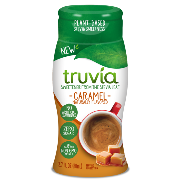 Honeys, Syrups & Nectars Truvia Caramel Zero-Calorie Liquid Sweetener From The Stevia Leaf, 2.7 Fl Oz hero