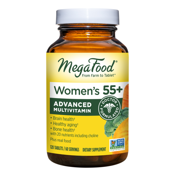 Vitamins & Supplements MegaFood Women's 55+ Advanced Multivitamin hero