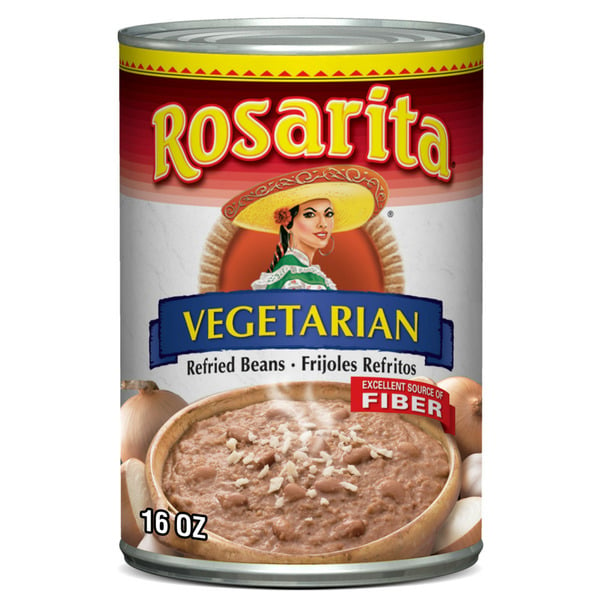 Canned Meals & Beans Rosarita Vegetarian Refried Beans hero