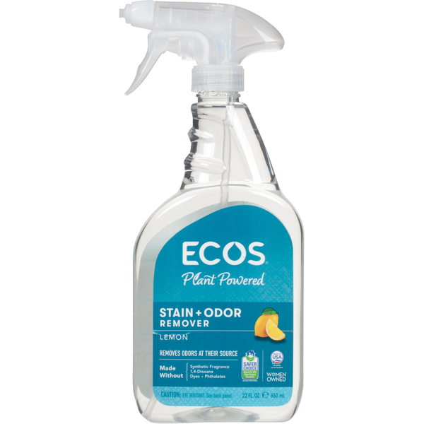 Laundry Ecos Stain + Odor Remover, Lemon, Plant Powered hero