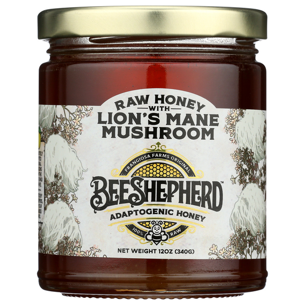 Bee Shepherd Lion's Mane Mushroom Infused Honey hero