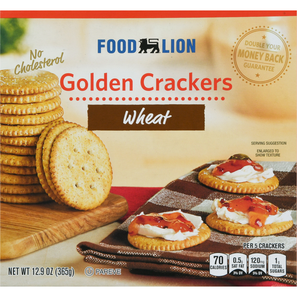 Crackers Food Lion Wheat Golden Crackers hero