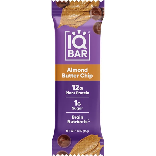 Energy & Granola Bars IQBAR Keto + Vegan Protein Bar, Almond Butter Chip hero