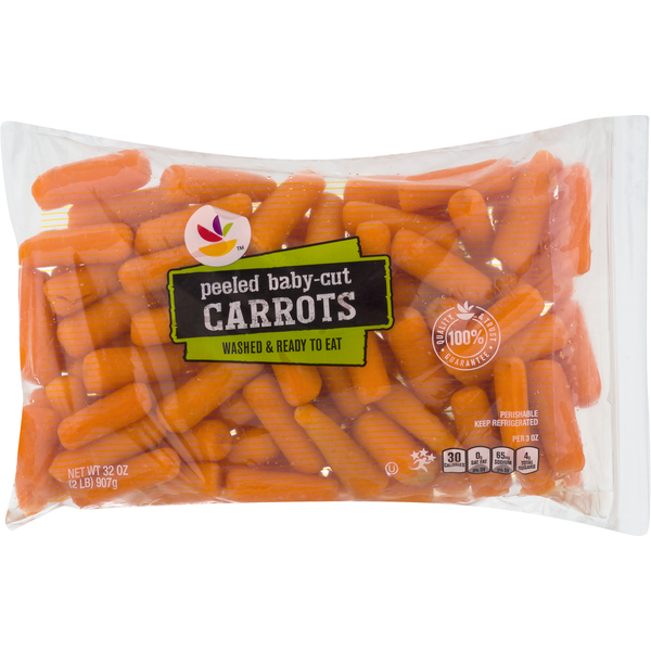 Packaged Vegetables & Fruits Store Brand Carrots, Peeled, Baby-Cut hero