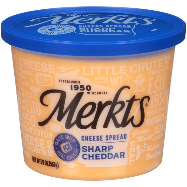 Specialty Cheeses Merkts Sharp Cheddar Cheese Spread hero