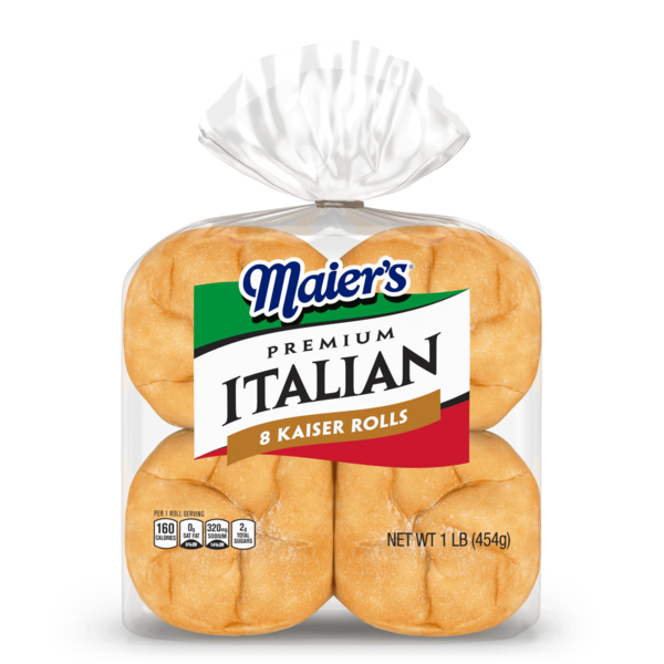 Buns & Rolls Maier's 8 count, Premium Italian Kaiser Rolls hero