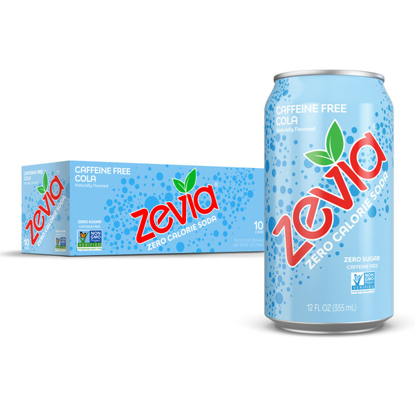 Soft Drinks Zevia Zero Calorie Caffeine Free Cola Soda hero