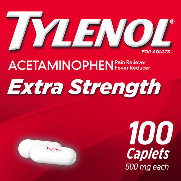 Cold, Flu & Allergy TYLENOL Extra Strength Caplets With 500 Mg Acetaminophen hero