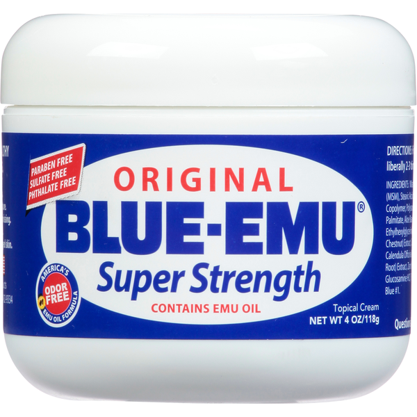 Muscles, Joints & Pain Relief Blue-Emu Topical Cream, Super Strength, Original hero