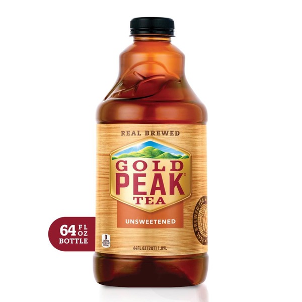 Tea Gold Peak Unsweetened Black Iced Tea Drink hero