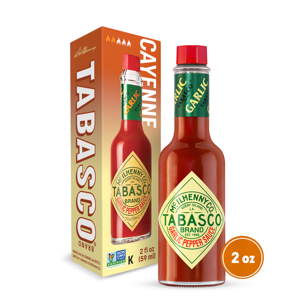 Condiments Tabasco Garlic Pepper Sauce hero