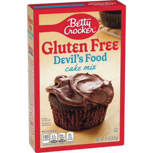 Doughs, Gelatins & Bake Mixes Betty Crocker Gluten Free Devil's Food Cake Mix hero