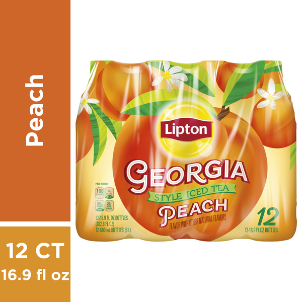 Tea Lipton Peach Iced Tea - Pack hero