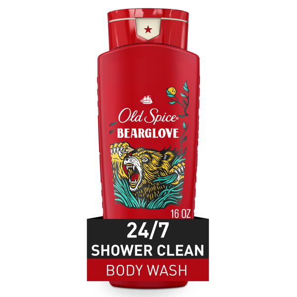 Bath & Body Old Spice Body Wash for Men, Bearglove, Long Lasting Lather hero