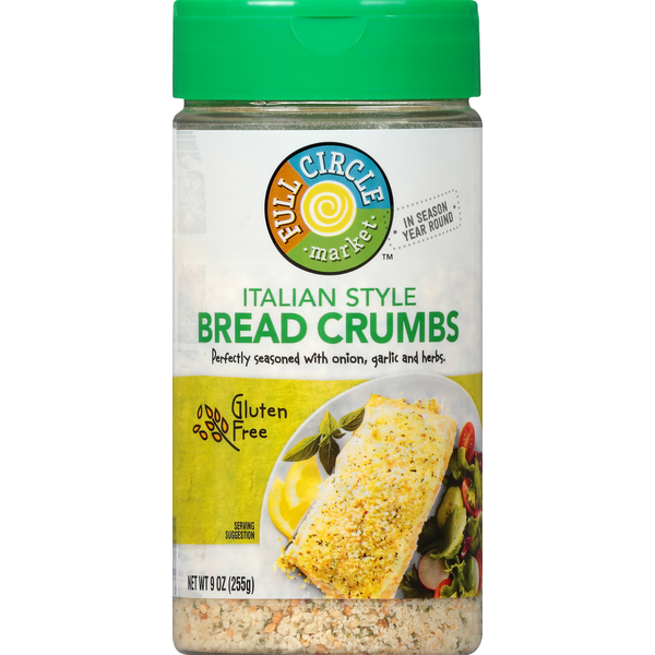 Frozen Breads & Doughs Full Circle Bread Crumbs, Italian Style hero