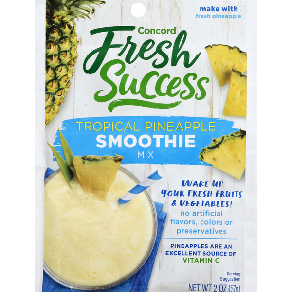 Cocoa & Drink Mixes Concord Foods Smoothie Mix, Tropical Pineapple hero