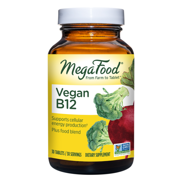 Vitamins & Supplements MegaFood Vegan B12 hero