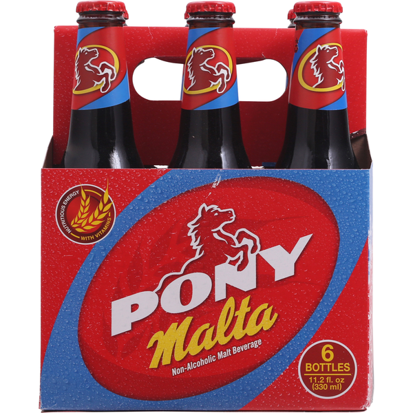 Latino Foods Pony Malta Malt Beverage, Non-Alcoholic hero