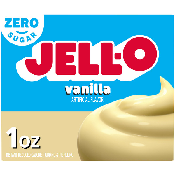 Doughs, Gelatins & Bake Mixes Jell-O Zero Sugar Vanilla Flavor Instant Pudding & Pie Filling hero