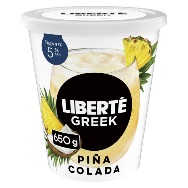 Liberté Greek 5% Extra Creamy Yogurt, Apple Pie, High Protein hero