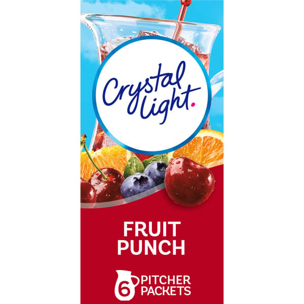 Cocoa and Drink Mixes Crystal Light Fruit Punch Artificially Flavored Powdered Drink Mix hero