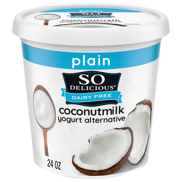 Yogurt So Delicious Plain Coconut Milk Yogurt Alternative, Vegan, Non-GMO, Dairy Free hero