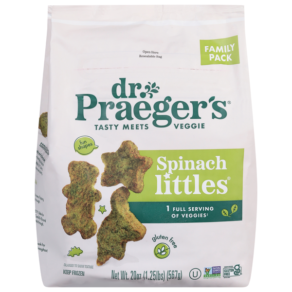 Dr. Praeger's Spinach Littles, Family Pack hero