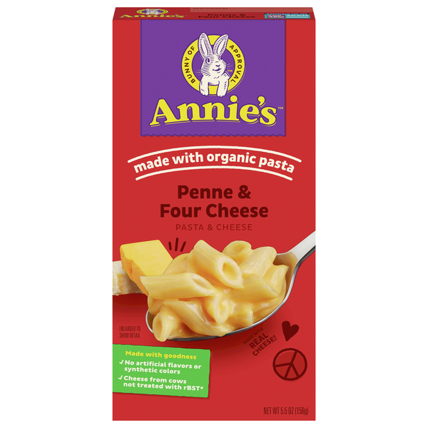 Instant Foods Annie's Pasta & Cheese, Penne & Four Cheese hero