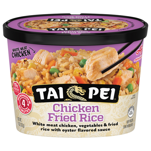 Frozen Meals Ajinomoto Tai Pei Fried Rice, Chicken hero