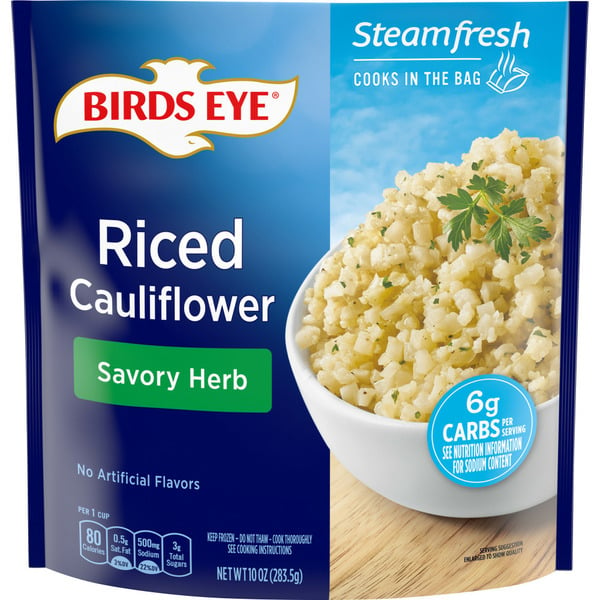 Frozen Produce Birds Eye Savory Herb Riced Cauliflower Frozen Vegetable hero