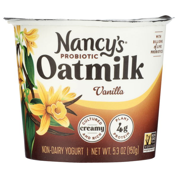 Yogurt Nancy's Oatmilk Probiotic Yogurt hero