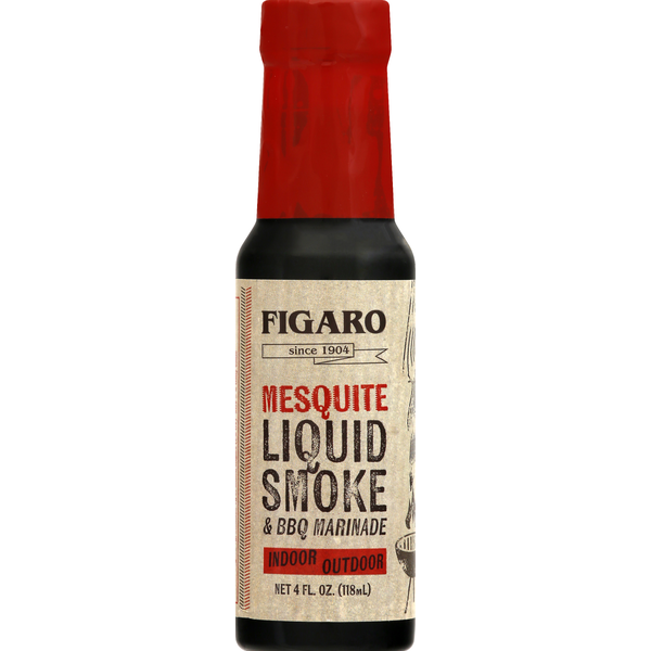 Marinades & Meat Preparation Figaro Liquid Smoke & BBQ Marinade, Mesquite hero