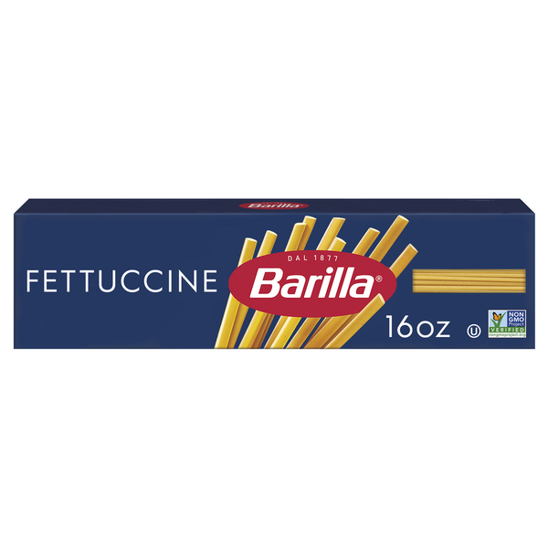 Dry Pasta Barilla Fettuccine - Non-GMO Pasta Made with Durum Wheat Semolina & Kosher Certified hero