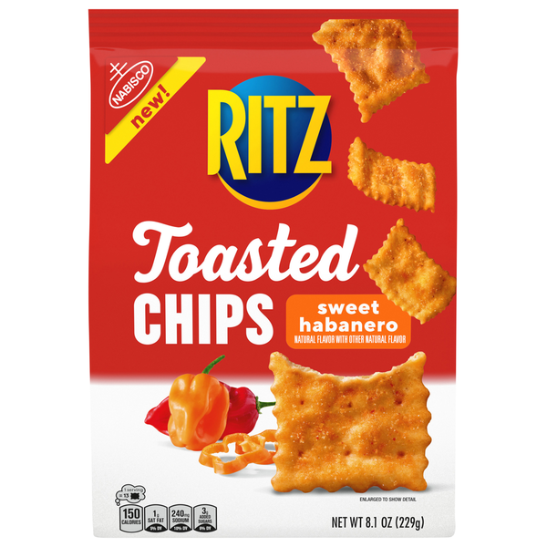 Ritz Chips, Sweet Habanero, Toasted hero