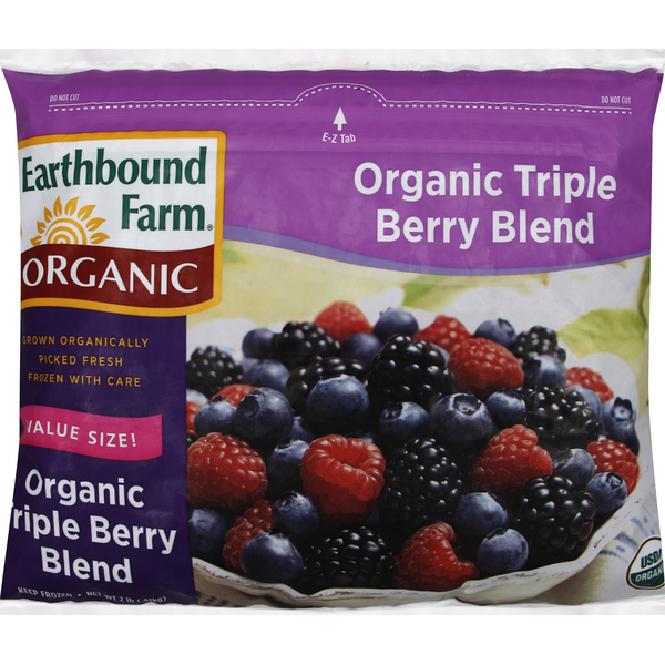 Frozen Produce Earthbound Farm Triple Berry Blend, Organic, Value Size hero