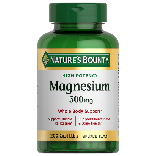 Supplements Nature's Bounty High Potency Magnesium hero