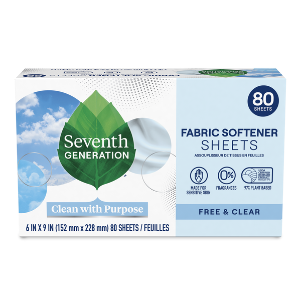 Laundry Seventh Generation Free & Clear Dryer Sheets hero