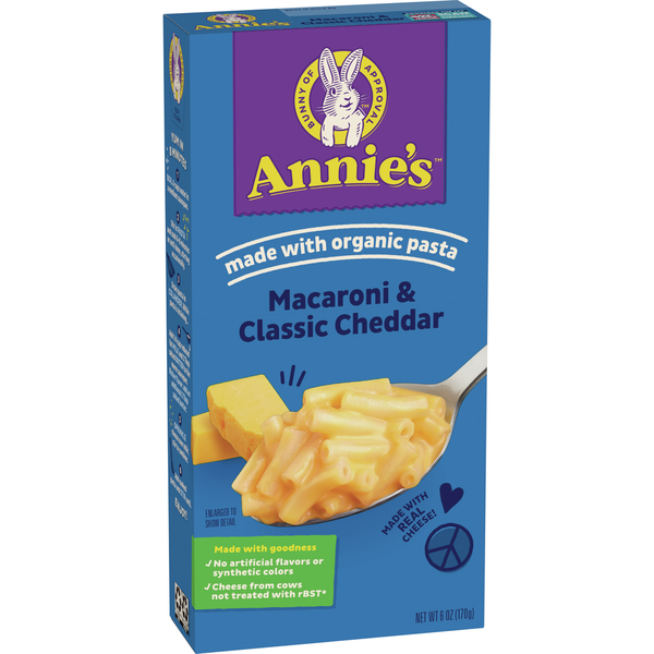 Mac & Cheese Annie's Classic Cheddar Mac and Cheese Macaroni and Cheese hero