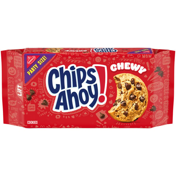 Cookies & Cakes Chips Ahoy! Chewy Chocolate Chip Cookies, Party Size hero