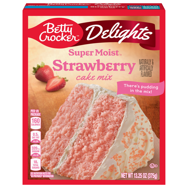 Betty Crocker Cake Mix, Strawberry hero