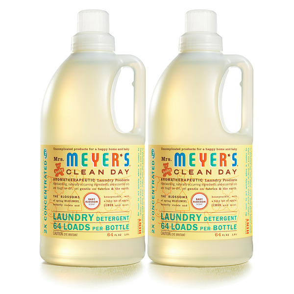 Laundry Mrs. Meyer's Clean Day Laundry Detergent, Baby Blossom hero