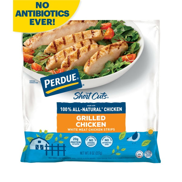 Frozen Meals Perdue Chicken Strips, White Meat, Grilled hero