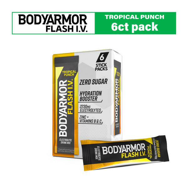 BODYARMOR Flash I.V. Rapid Rehydration Electrolyte Powder Mix hero