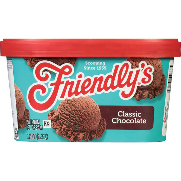 Ice Cream & Toppings Friendly's Ice Cream Premium Rich & Creamy Classic Chocolate 1.5 Quart Scround hero