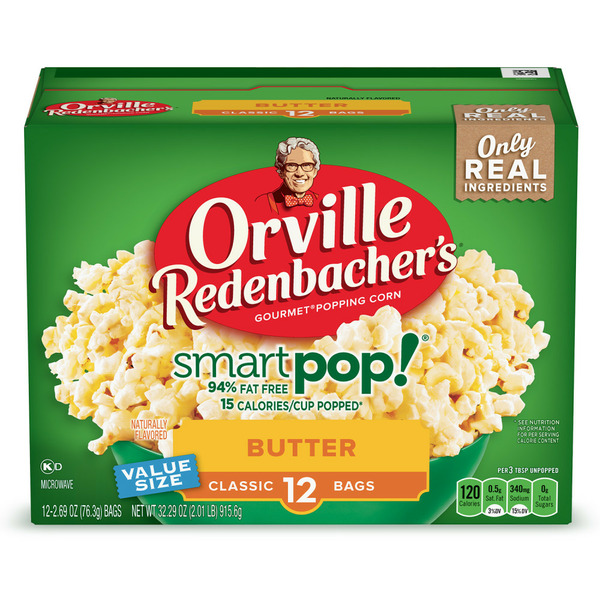 Popcorn & Jerky Orville Redenbacher's SmartPop! Butter Microwave Popcorn hero