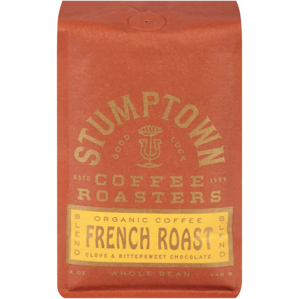 Coffee Stumptown French Roast Blend Clove & Bittersweet Chocolate Organic Coffee hero