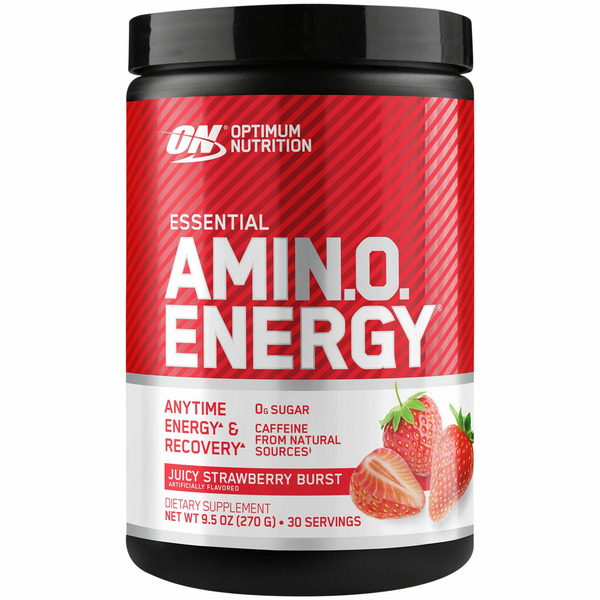 Pre-Workout Optimum Nutrition Essential Amino Energy Strawberry Burst 30 Servings hero