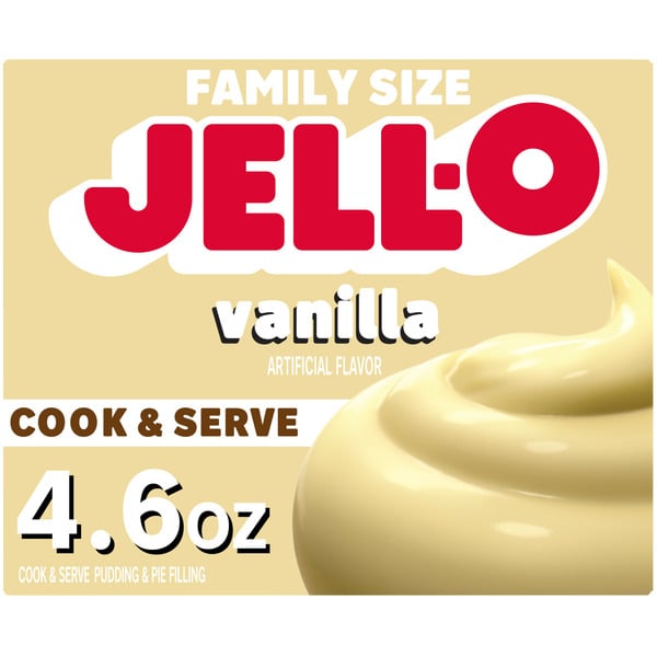 Doughs, Gelatins & Bake Mixes Jell-O Vanilla Pudding & Pie Filling Mix hero