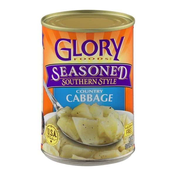 Canned & Jarred Vegetables Glory Foods Seasoned Southern Style Country Cabbage hero