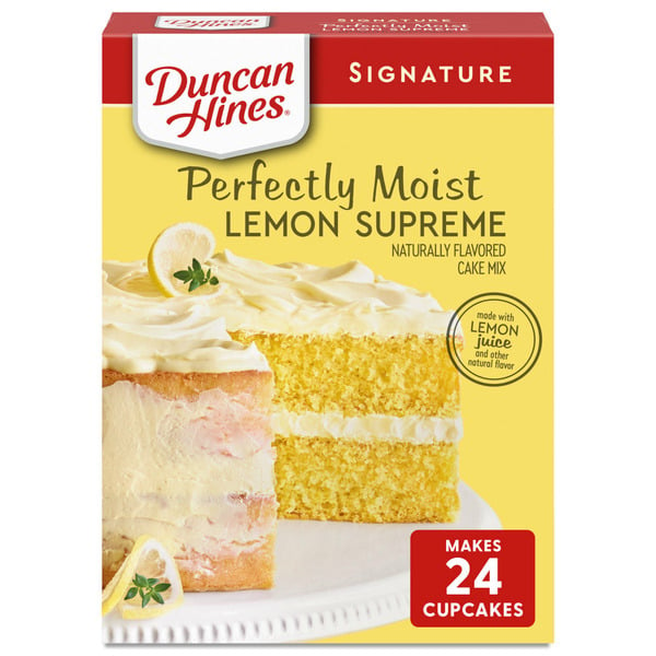 Doughs, Gelatins & Bake Mixes Duncan Hines Lemon Supreme Lemon Cake Mix, Baking Mix hero